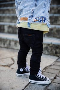Toddler Boy Black Denim Jeans 