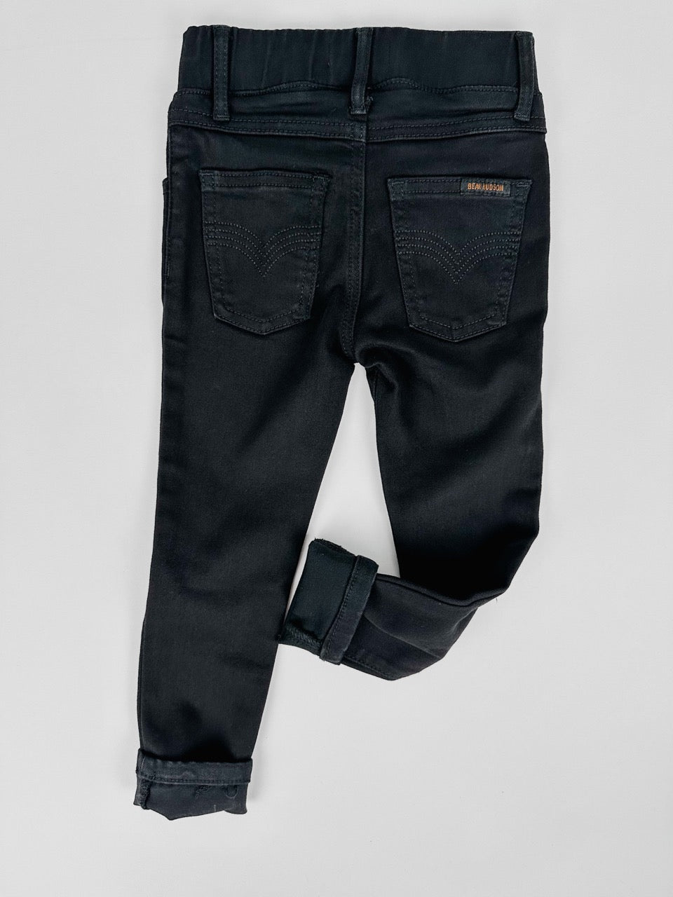 Black Distressed Denim Jeans