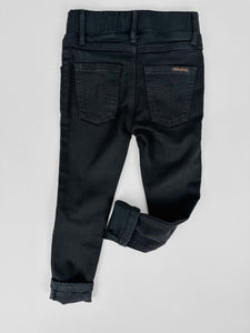 Black Distressed Denim Jeans